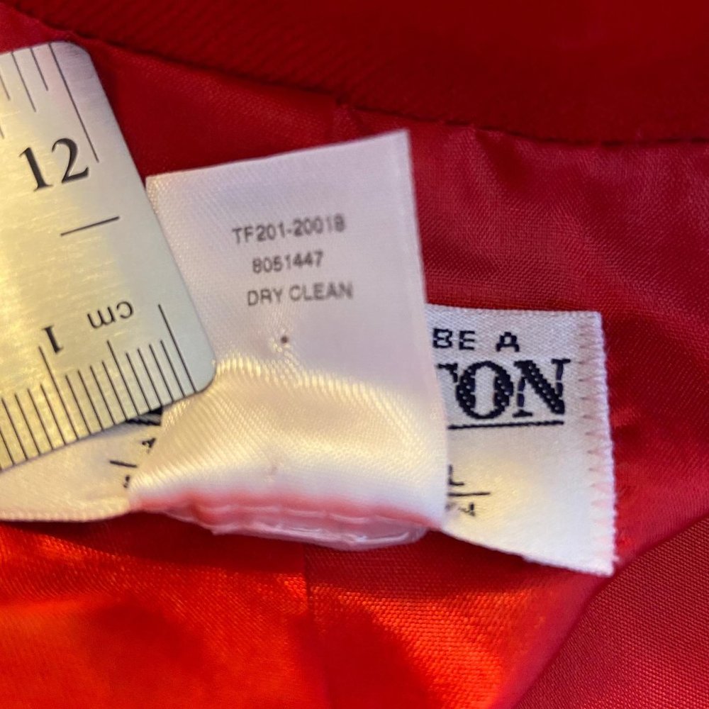 Pendleton Blazer Jacket Red Size 12 - image 4